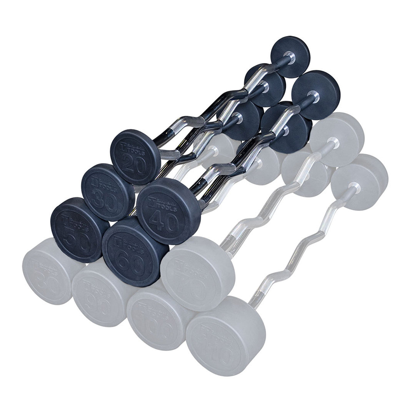 Body-Solid Tools Fixed EZ Curl Barbell SBZ
