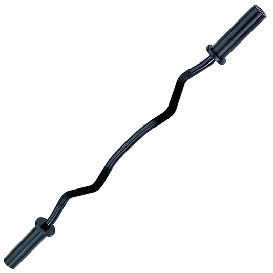Body-Solid 47" Black Olympic EZ Curl Bar OB47B