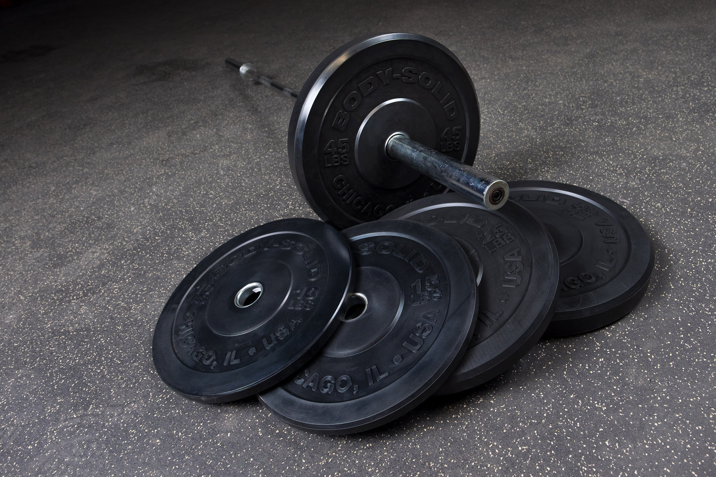 Body-Solid Chicago Extreme Bumper Plate Set OBPX260