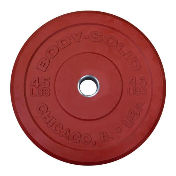 Body-Solid Chicago Extreme Colored Bumper Plates OBPXC