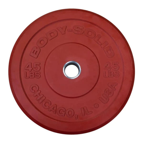 Body-Solid Chicago Extreme Colored Bumper Plates OBPXC