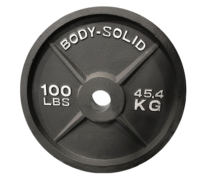 Body-Solid Cast Iron Olympic Weight Plates OPB