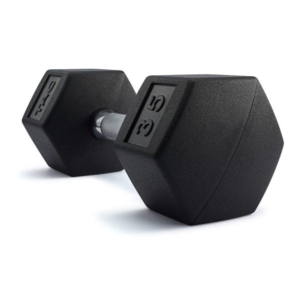 TAG Hex Rubber Dumbbell