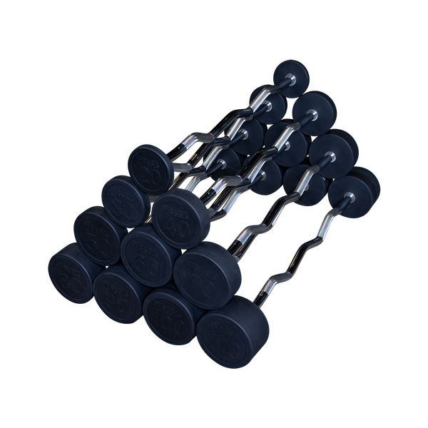 Body-Solid Tools Fixed EZ Curl Barbell SBZ