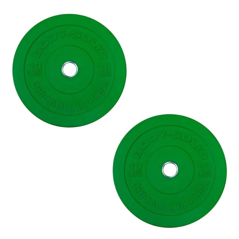 Body-Solid Chicago Extreme Colored Bumper Plates OBPXC