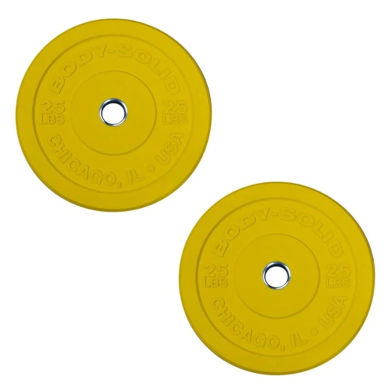 Body-Solid Chicago Extreme Colored Bumper Plates OBPXC