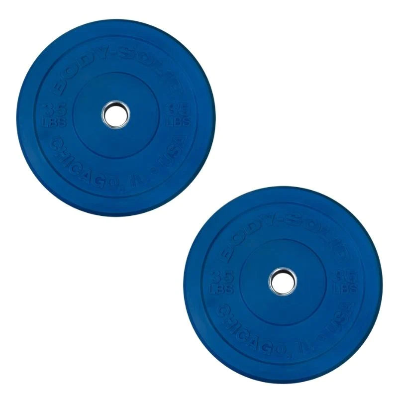 Body-Solid Chicago Extreme Colored Bumper Plates OBPXC