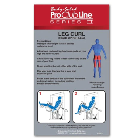 Body-Solid Pro Clubline Series 2 Seated Leg Curl S2SLC
