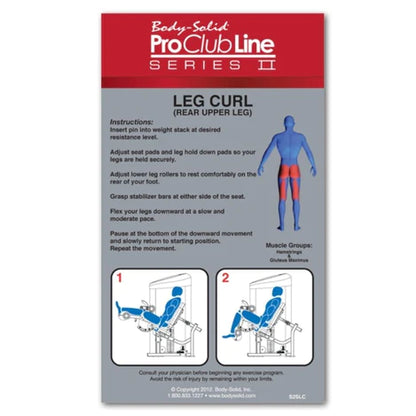 Body-Solid Pro Clubline Series 2 Seated Leg Curl S2SLC
