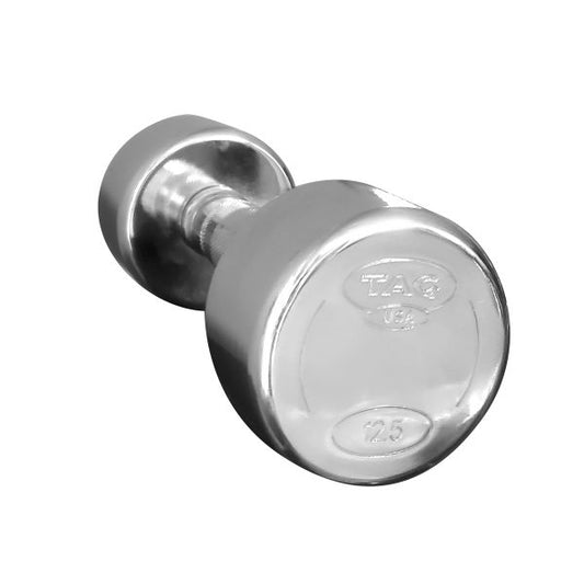 TAG Fitness Chrome Beauty Bell Dumbbell