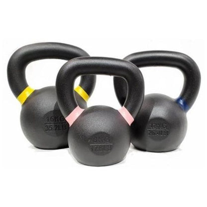 TAG Fitness Powder Coated Cast Iron Kettlebells