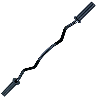 Body-Solid 47" Black Olympic EZ Curl Bar OB47B