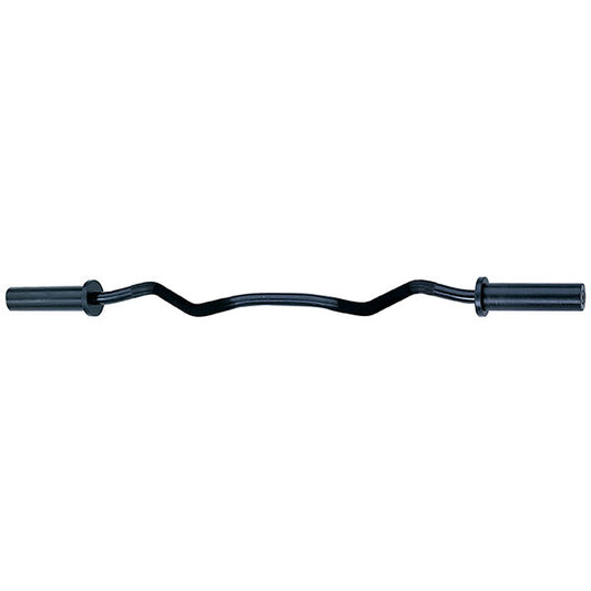 Body-Solid 47" Black Olympic EZ Curl Bar OB47B