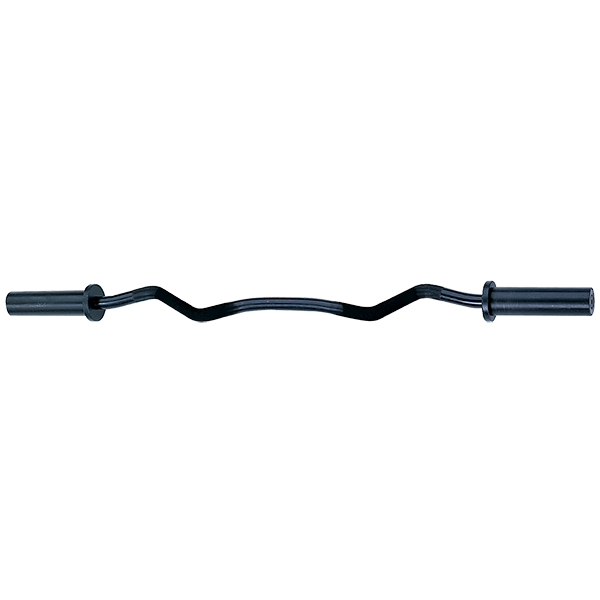 Body-Solid 47" Black Olympic EZ Curl Bar OB47B