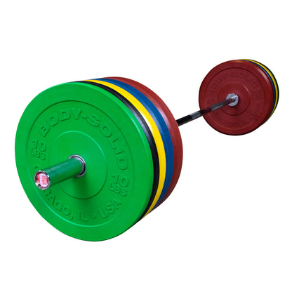 Body-Solid Chicago Extreme Colored Bumper Plates OBPXC