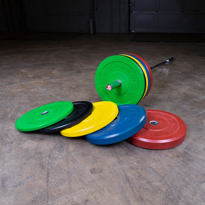 Body-Solid Chicago Extreme Colored Bumper Plates OBPXC