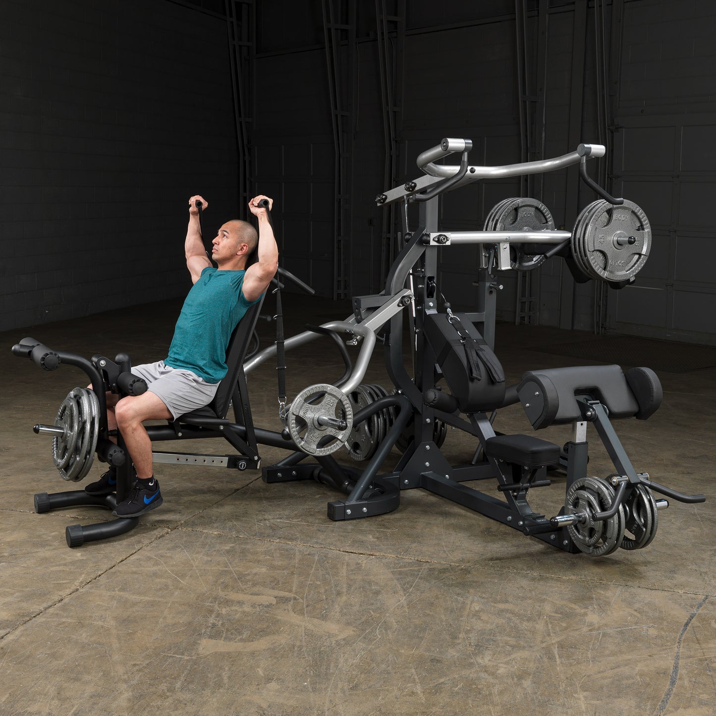 Body-Solid Free Weight Leverage Gym SBL460P4