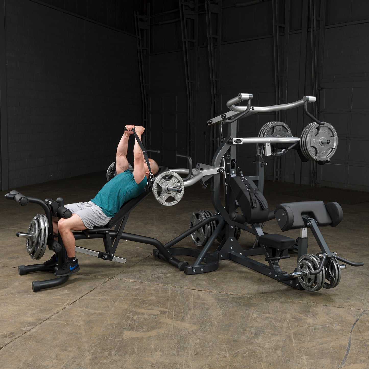 Body-Solid Free Weight Leverage Gym SBL460P4