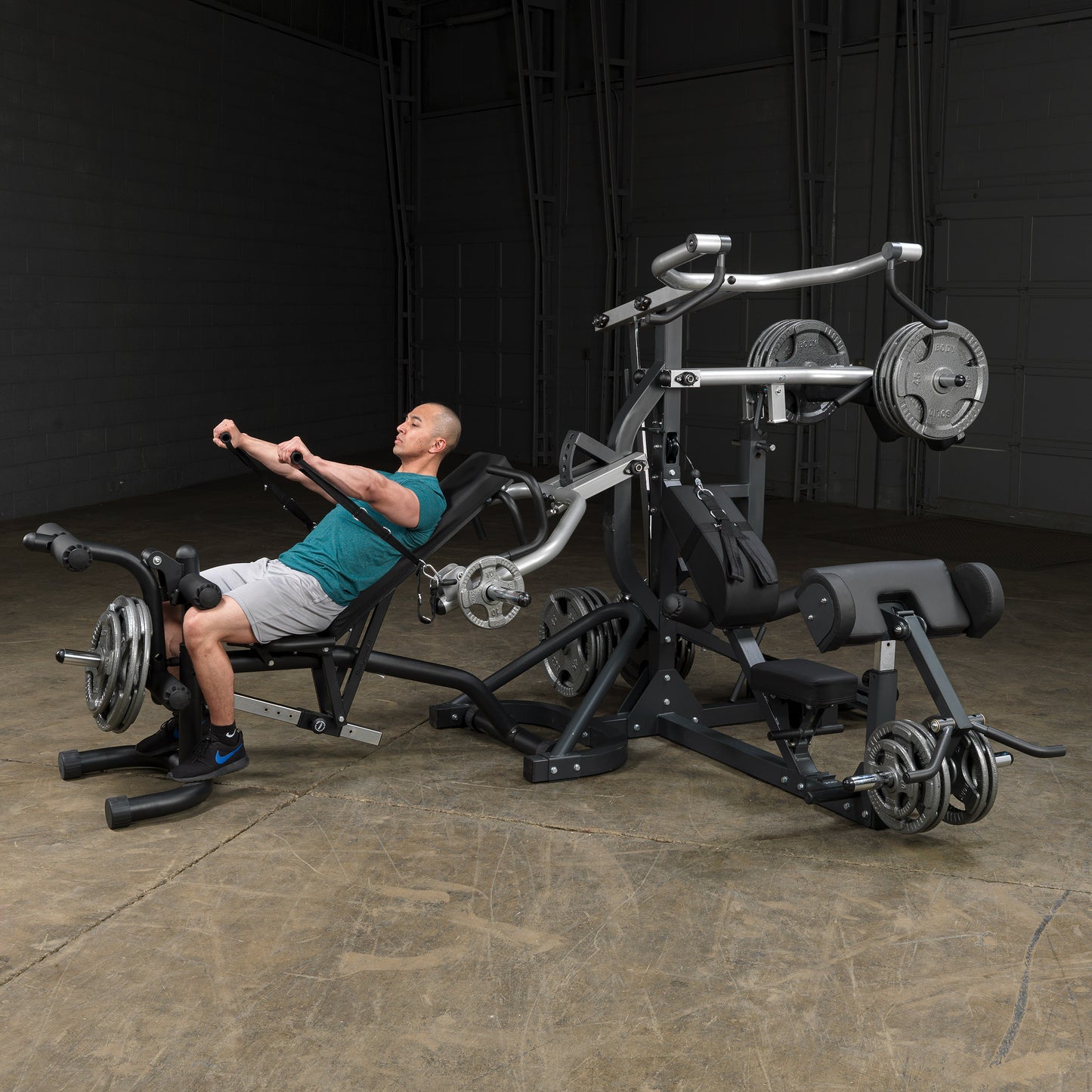 Body-Solid Free Weight Leverage Gym SBL460P4