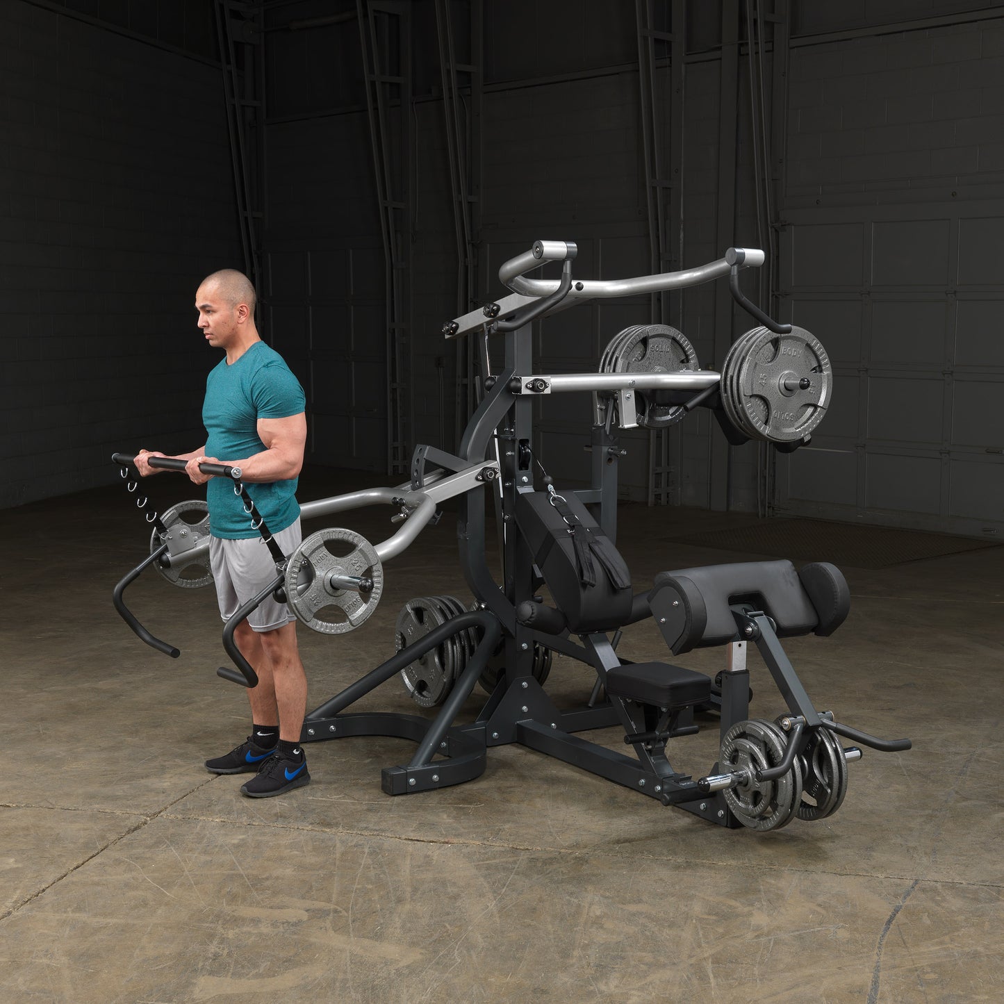 Body-Solid Free Weight Leverage Gym SBL460P4
