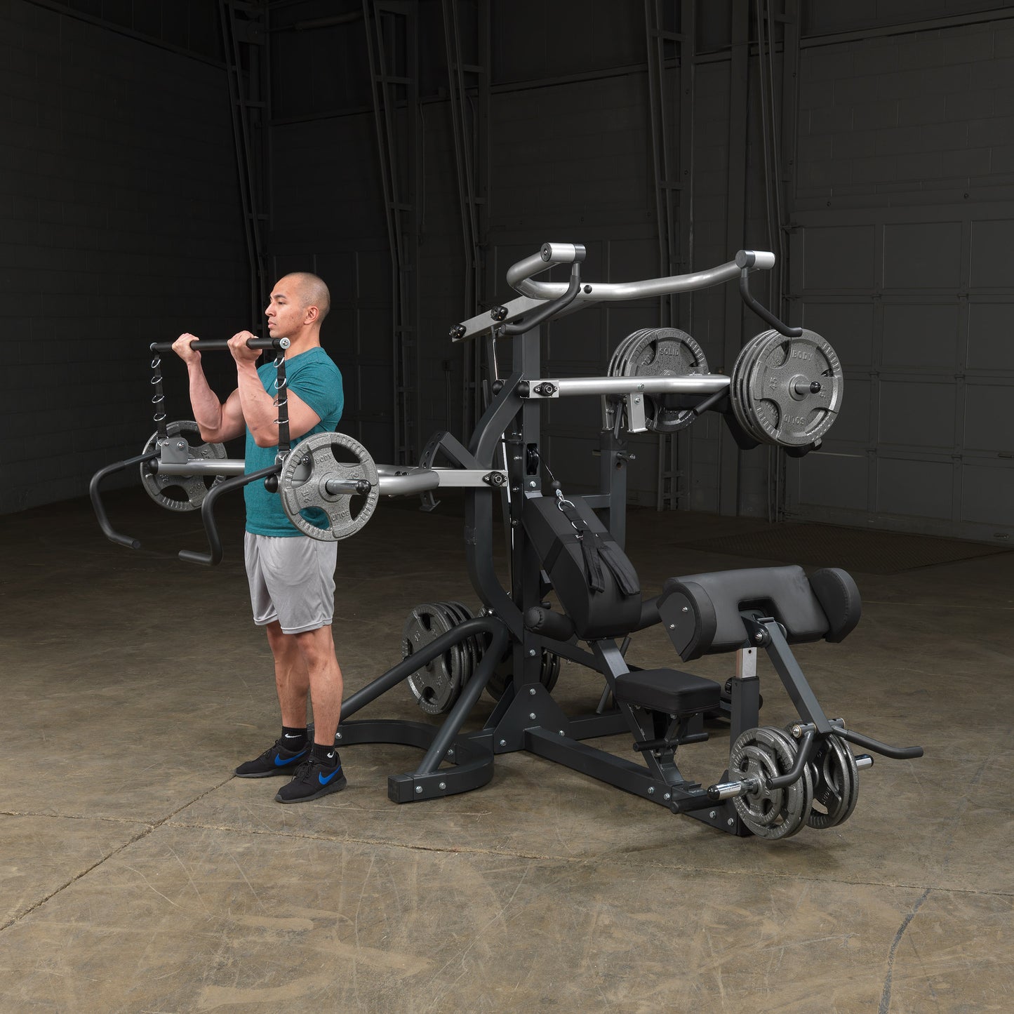 Body-Solid Free Weight Leverage Gym SBL460P4