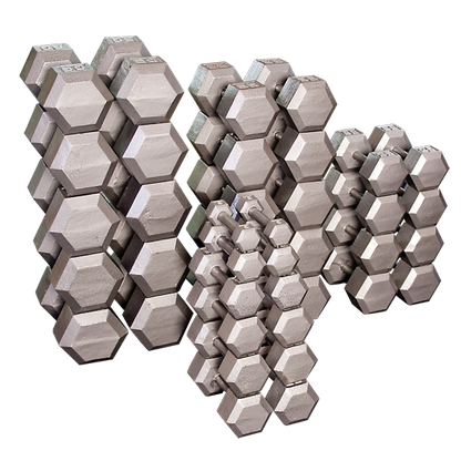 Body-Solid Cast Iron Hex Dumbbell Sets SDS