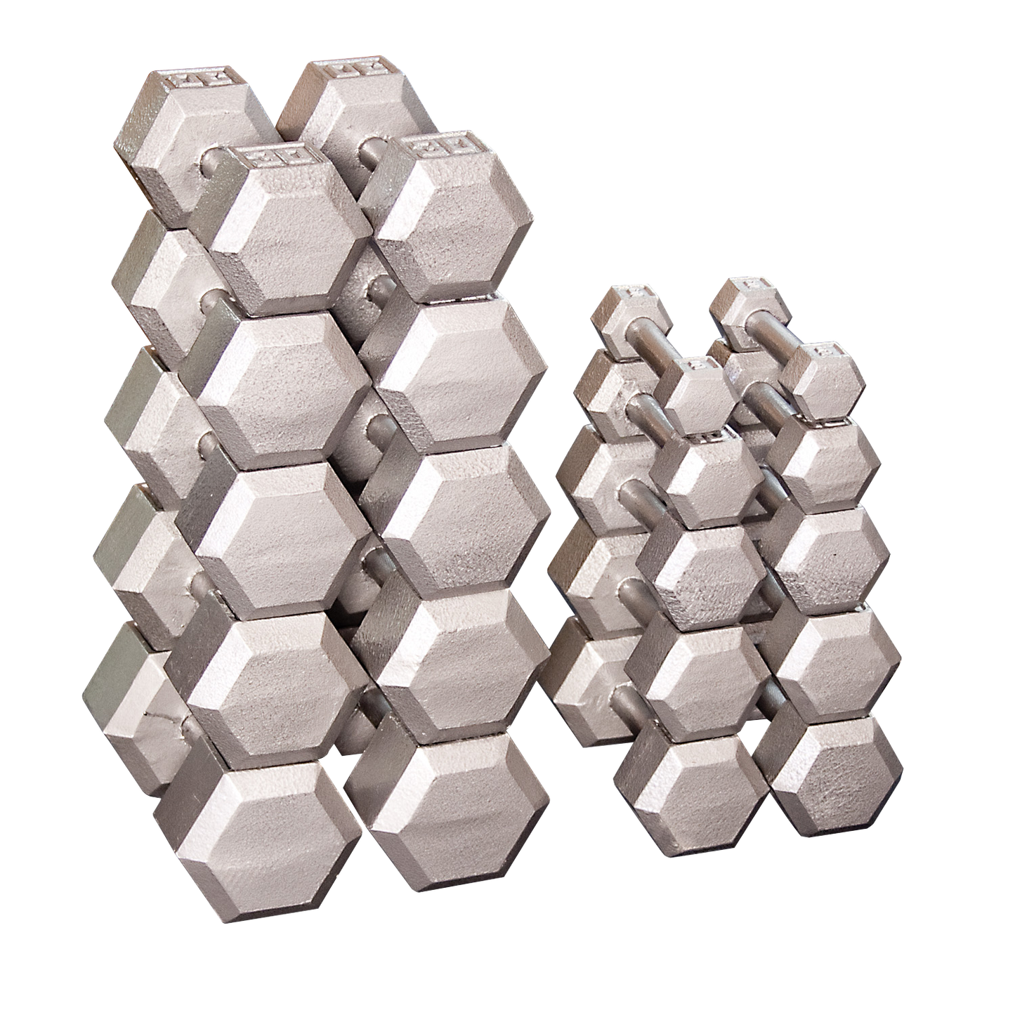 Body-Solid Cast Iron Hex Dumbbell Sets SDS