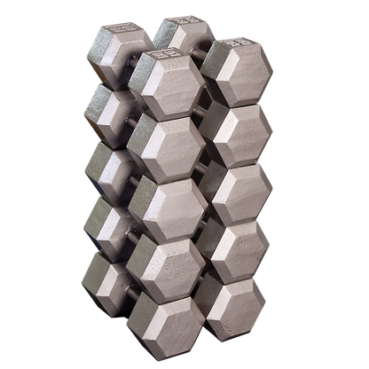 Body-Solid Cast Iron Hex Dumbbell Sets SDS
