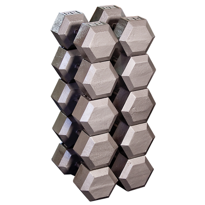 Body-Solid Cast Iron Hex Dumbbell Sets SDS