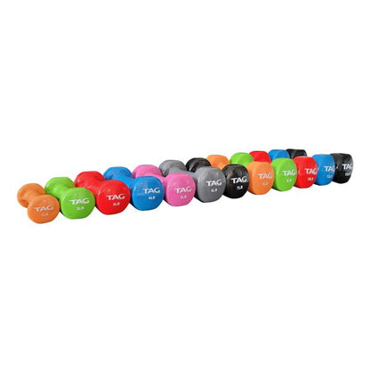 TAG Fitness Vinyl Coated Beauty Bell Dumbbell